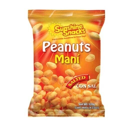 SUNSHINE SNACKS PEANUT MANI SALTED 120G