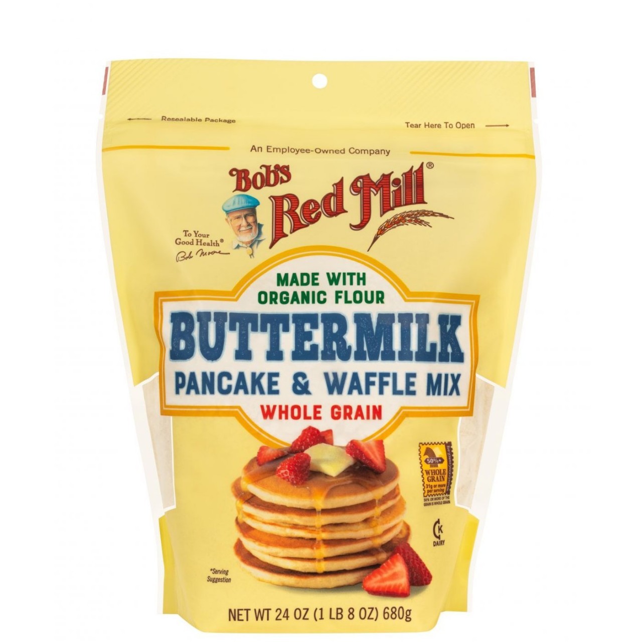 BOBS RED MILL BTRMK PANCAKE WFL MIX 24oz