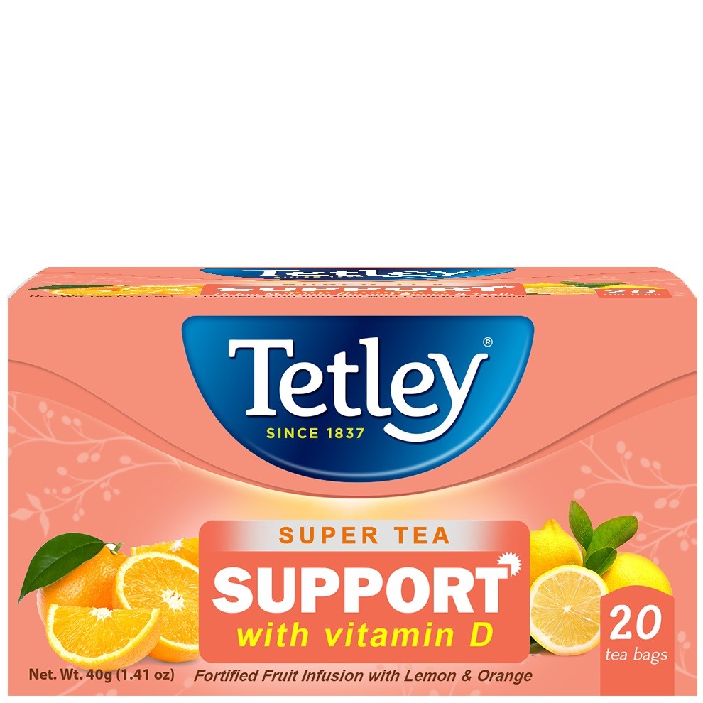 TETLEY TEA SUPER SUPPORT 20s