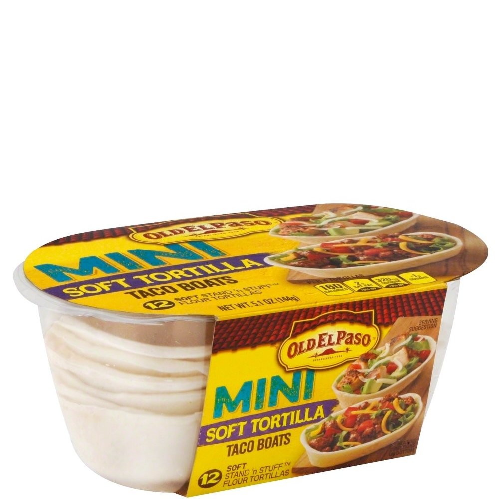 OLD EL PASO SOFT TORTILA TACO BOATS 12ct