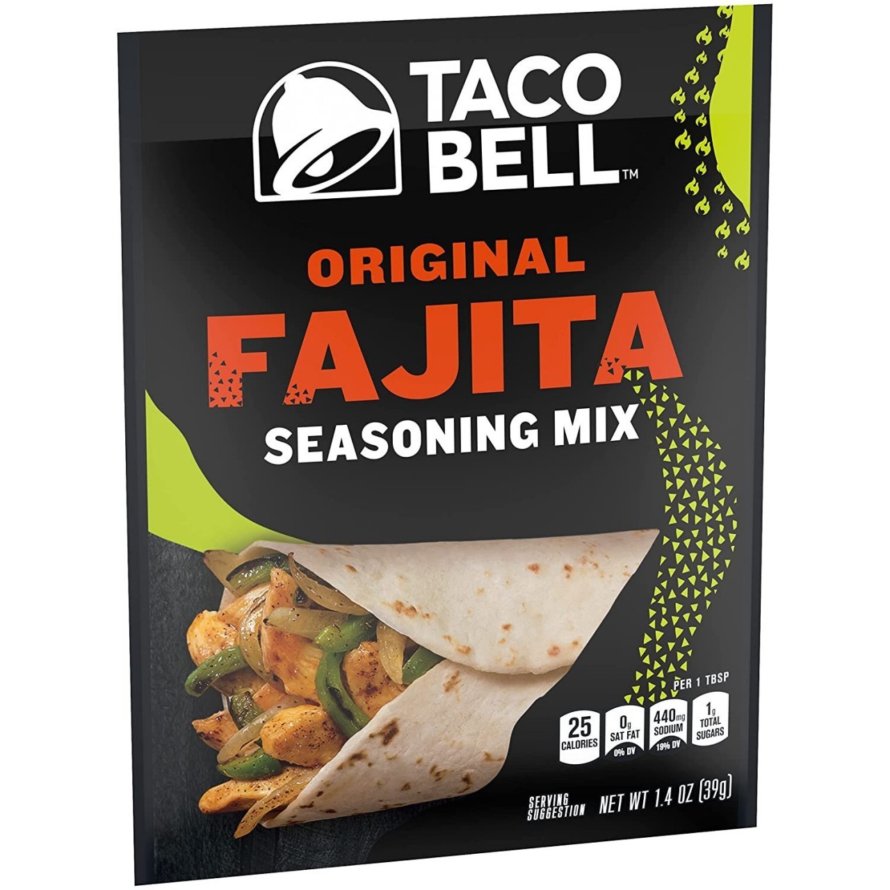 TACO BELL FAJITA SEASONING MIX 1.4oz