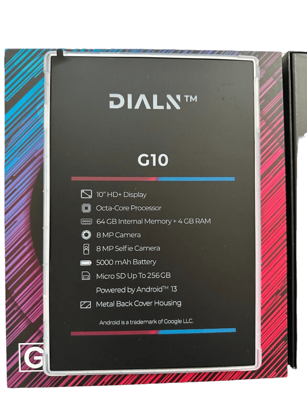 DIALN G10 TAB 10" 8MP 64GB SS