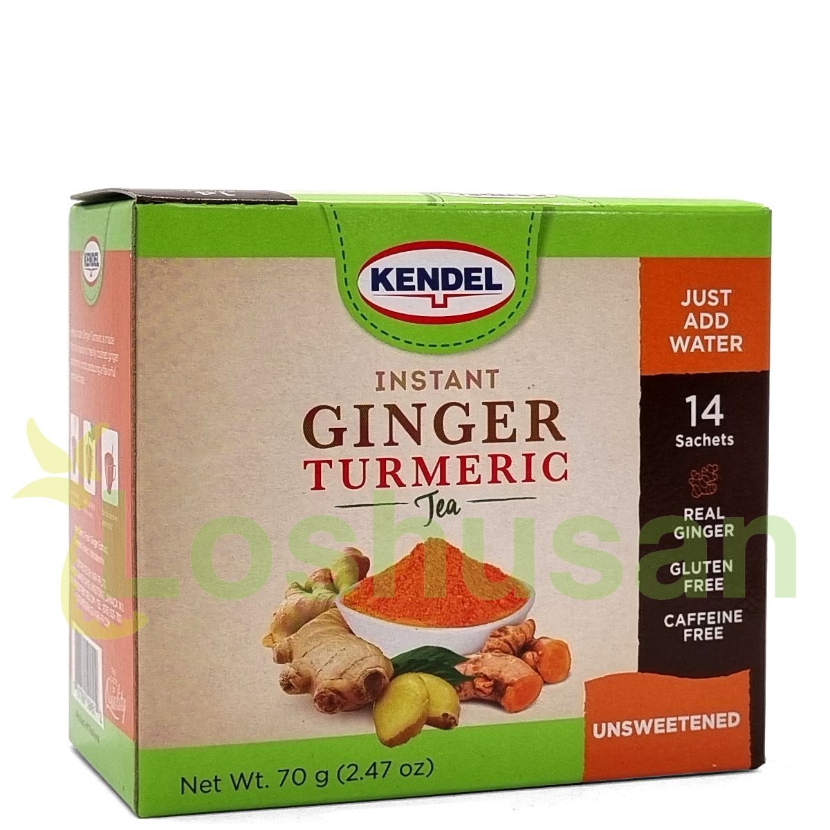 KENDEL TEA GINGER TURMERIC 14s