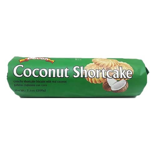 DEVON COCONUT SHORTCAKE ROLLS 200G