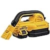 DEWALT DCV517M1 20V MAX Cordless 1/2 gallon Wet/Dry Portable Vac Kit, Yellow