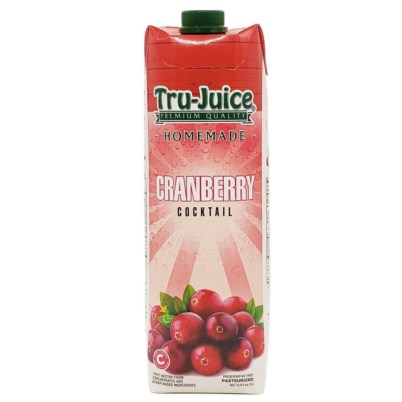 TRU-JUICE CRANBERRY COCKTAIL 1L