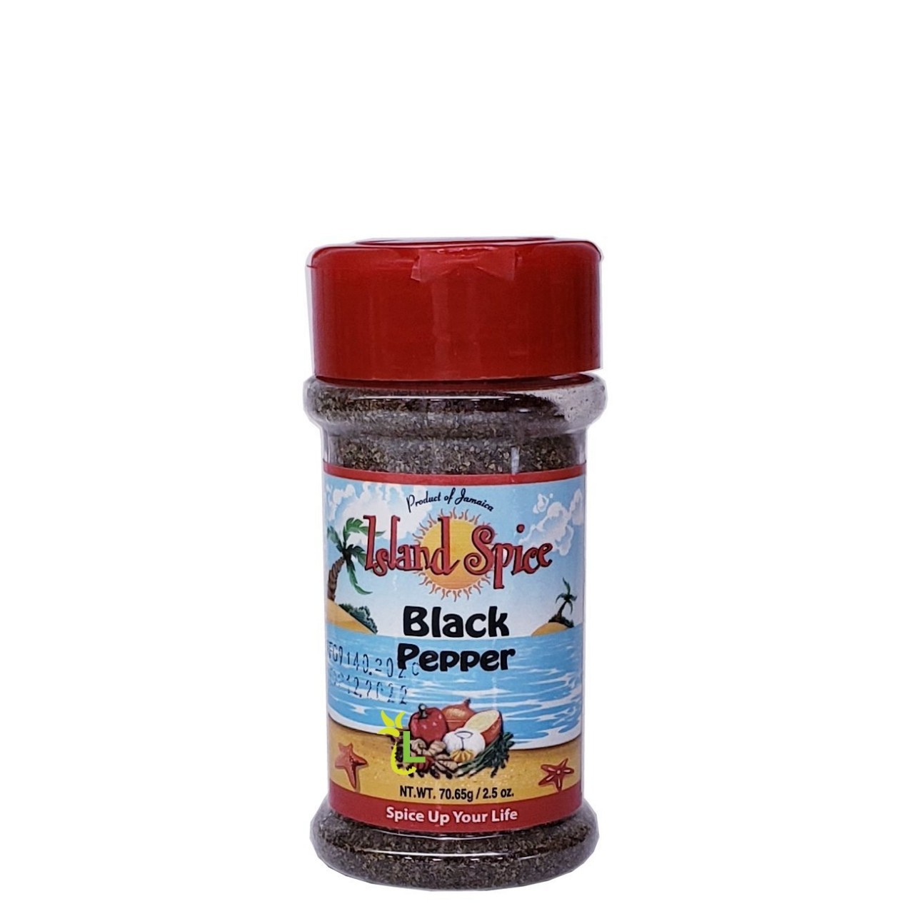 ISLAND SPICE BLACK PEPPER POWDER 2.5oz