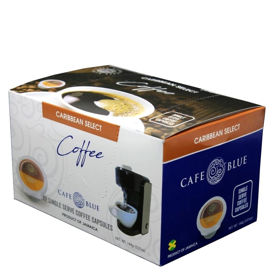 CAFE BLUE COFFEE CARIB SLCT CAPSULE 12pk