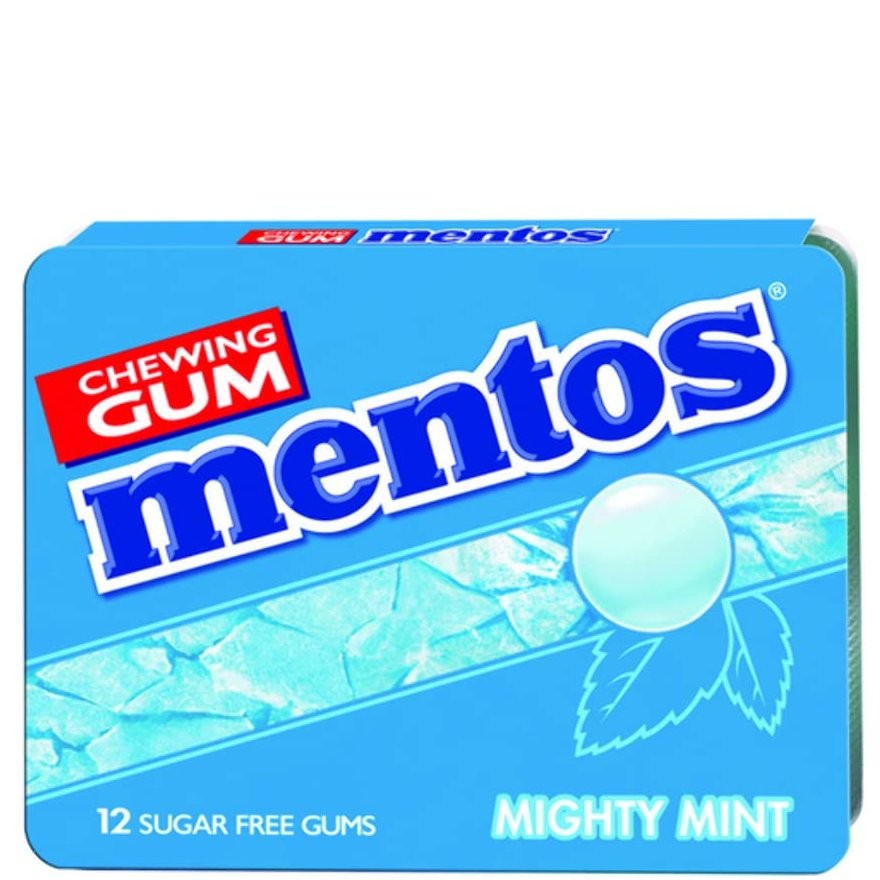 MENTOS GUM MIGHTY MINT 12s