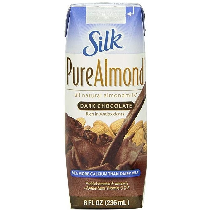 SILK PURE ALMOND DARK CHOC 8oz