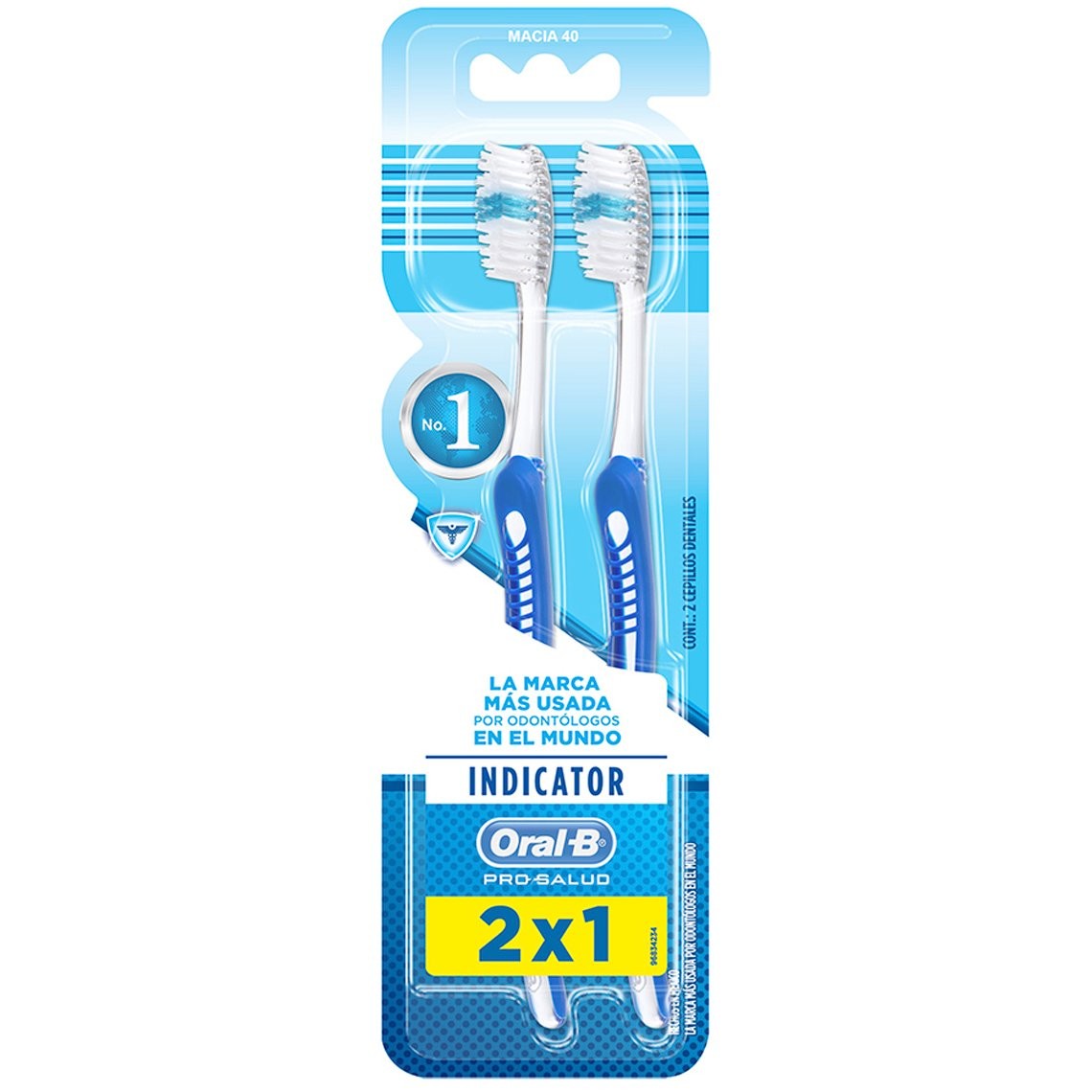 ORAL-B TOOTHBRUSH INDICATOR MED 2s