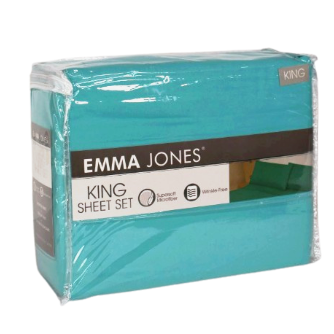Emma Jones 4pc Sheet Set Solid- King