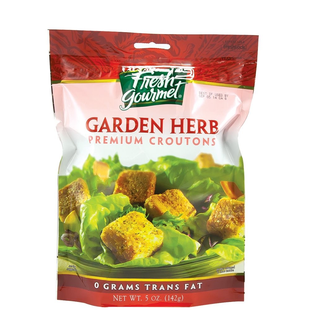 FRESH GOURMET CROUTON GARDEN HERB 5oz