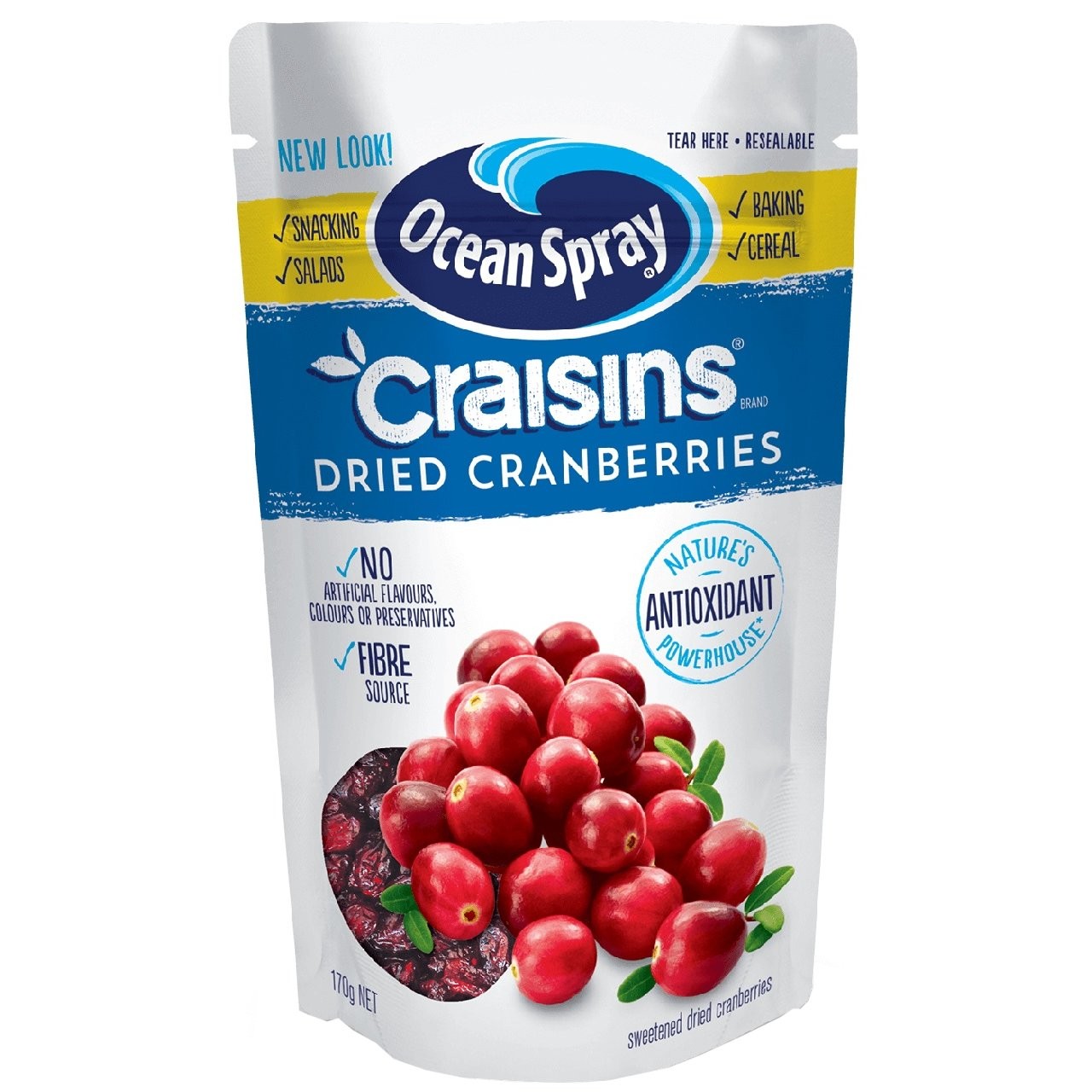 OCEAN SPRAY CRAISINS CRANBERRY 170g