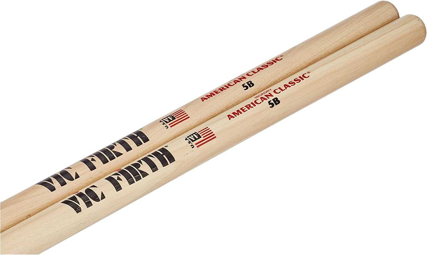 Vic Firth 5B American Classic Drumsticks - 5B Wood