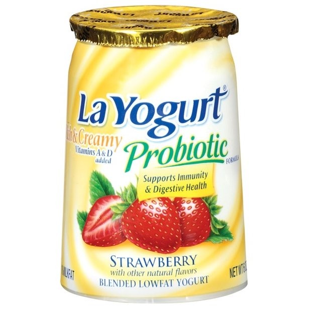 LA YOGURT RICH CREAMY STRAWBERRY 6oz