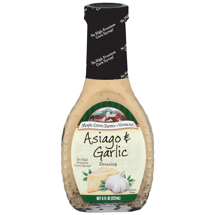 MAPLE GROVE DRESSING ASIAGO GARLIC 8oz