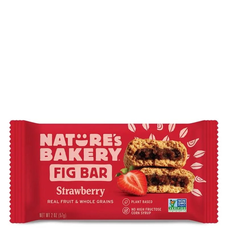 NATURES BAKERY FIG BAR STRAWBERRY 2oz