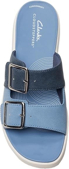Clarks Womens Drift Buckle (Denim Combi)