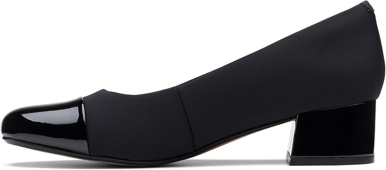 Clarks Womens Marilyn Sara ( Black Textile/Patent Combi)