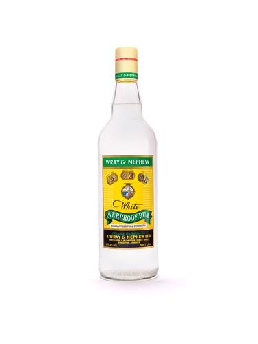 J.Wray & Nephew Jamaican White Rum Overproof 1 L