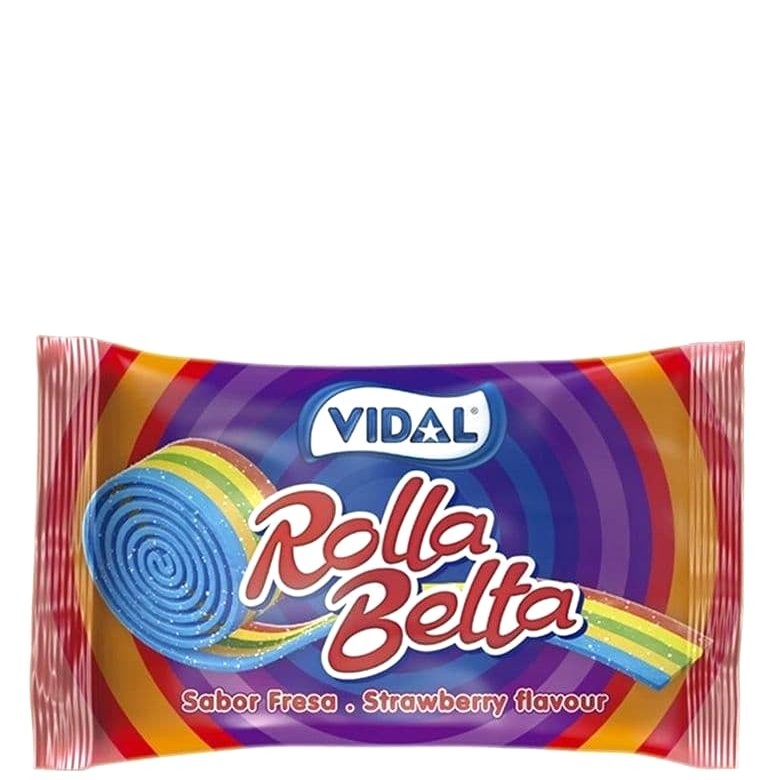 VIDAL SOUR BELT ROLL RAINBOW 20g