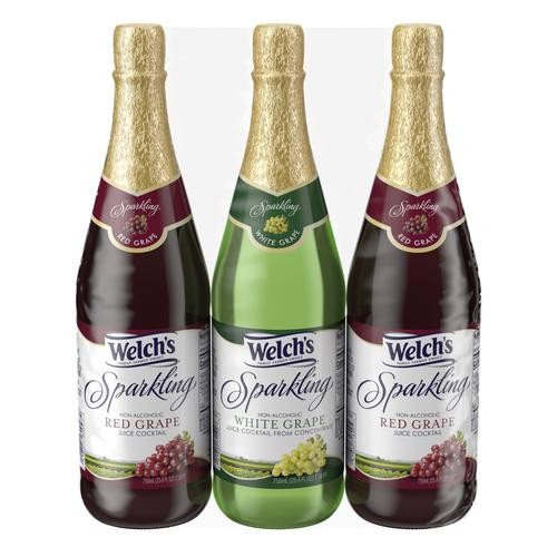 Welch's Sparkling Grape 3 Units / 750 ml / 25.4 oz