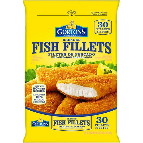 Gorton's Breaded Fish Fillets 30 Units 55 g / 1.9 oz