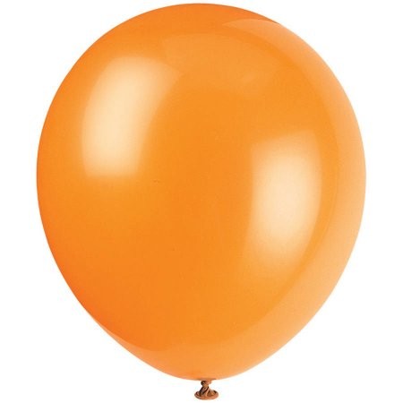 Balloon 12" Pum/Orange 10pk