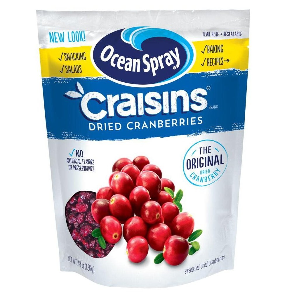 OCEAN SPRAY CRAISINS CRANBERRY 48oz