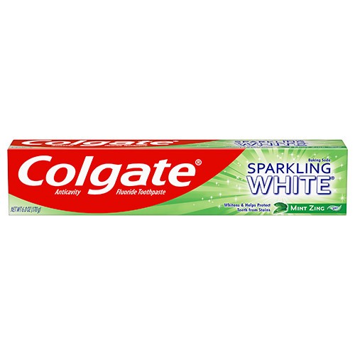 COLGATE B/SODA SPARKLING WHITE 170G (6oz)