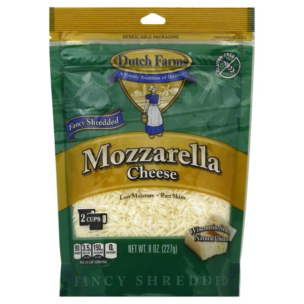 DUTCH FARMS MOZZARELLA SHRED 8oz