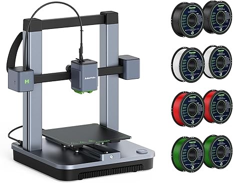 AnkerMake M5C 3D Printer and AnkerMake PLA+ 3D Printing Filament