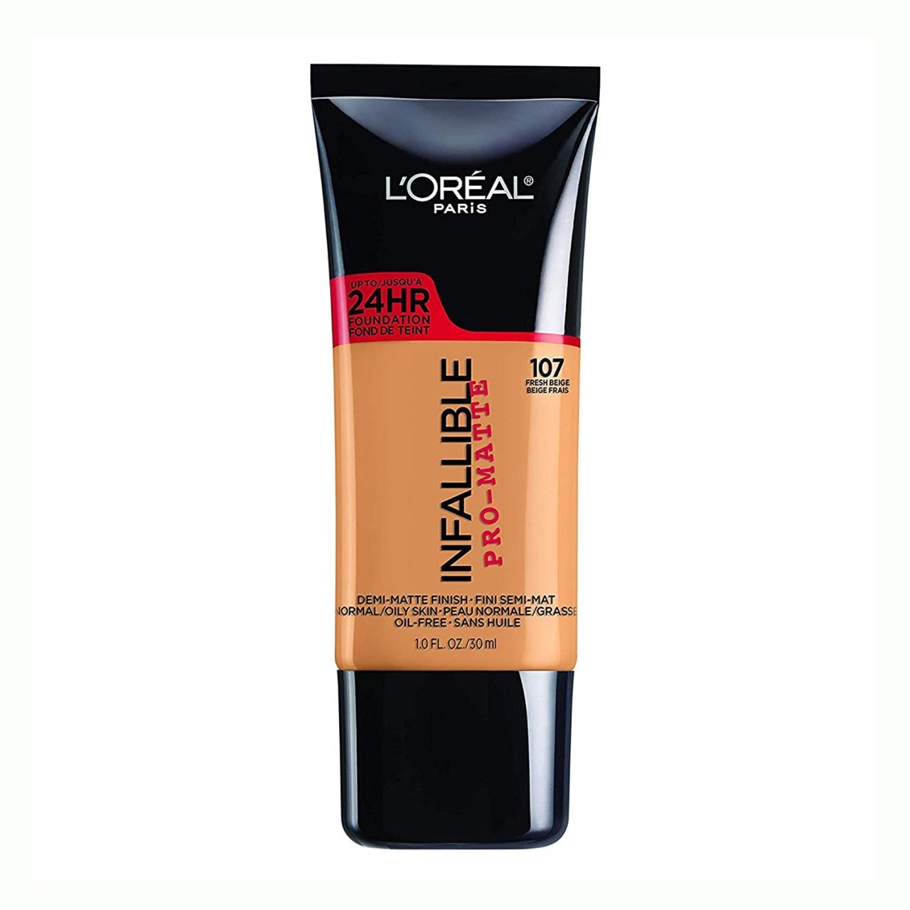 L'Oreal Paris Infallible Pro-Matte Foundation, Fresh Beige [107] 1 oz