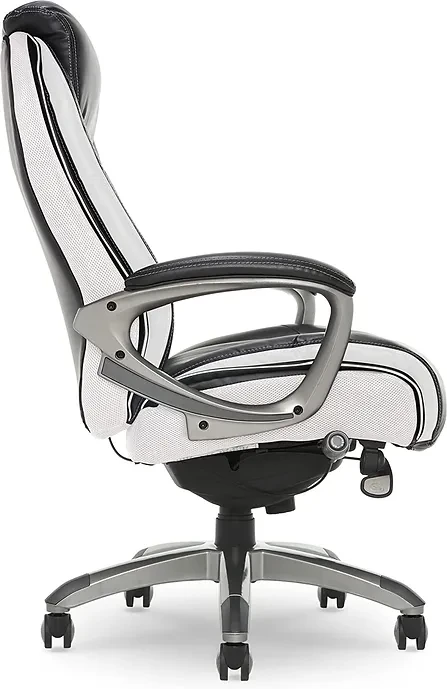 Serta Smart Layers Technology | Leather and Mesh Ergonomic Chair with Contoure