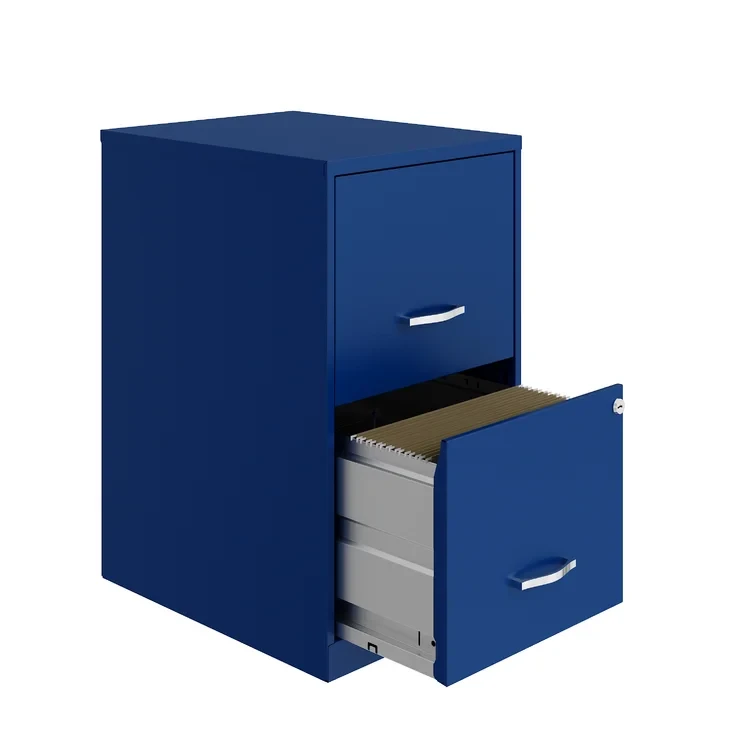 2-Drawer Vertical Filing Cabinet (Blue)