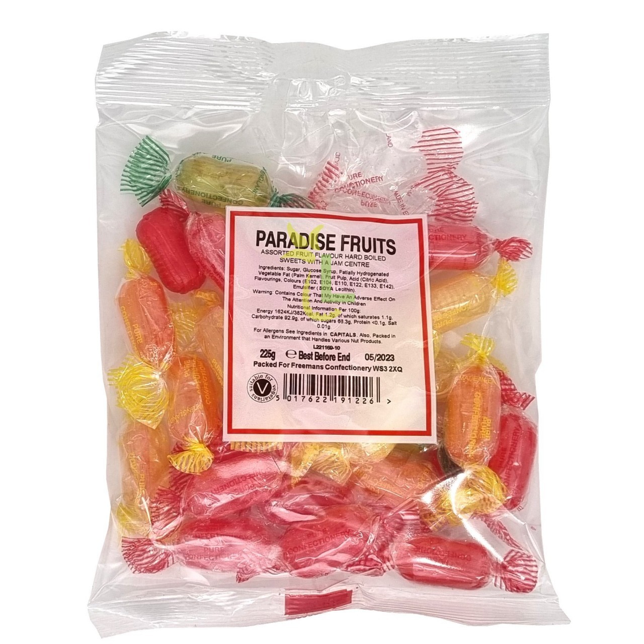 FREEMANS PARADISE FRUITS 225g