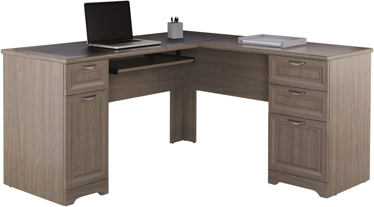 Realspace Magellan L-Shaped Desk (Grey)