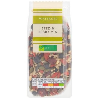 WAITROSE GOJI BERRY SEED MIX 180g