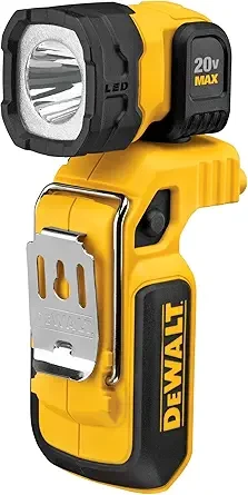 DEWALT 20V MAX LED Work Light, Magnetic, Freestanding and Clip-On, Bare Tool Only (DCL044)