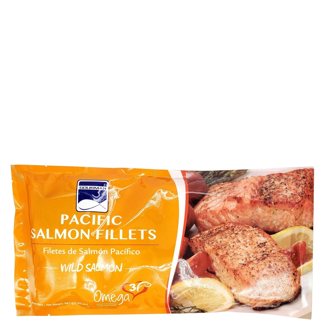 GOURMAR SALMON PACIFIC FILLETS 567g