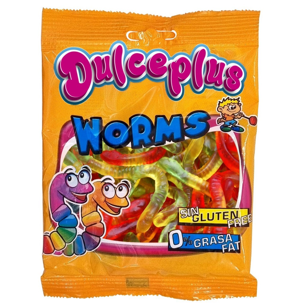 DULCEPLUS GUMMI WORMS 100g