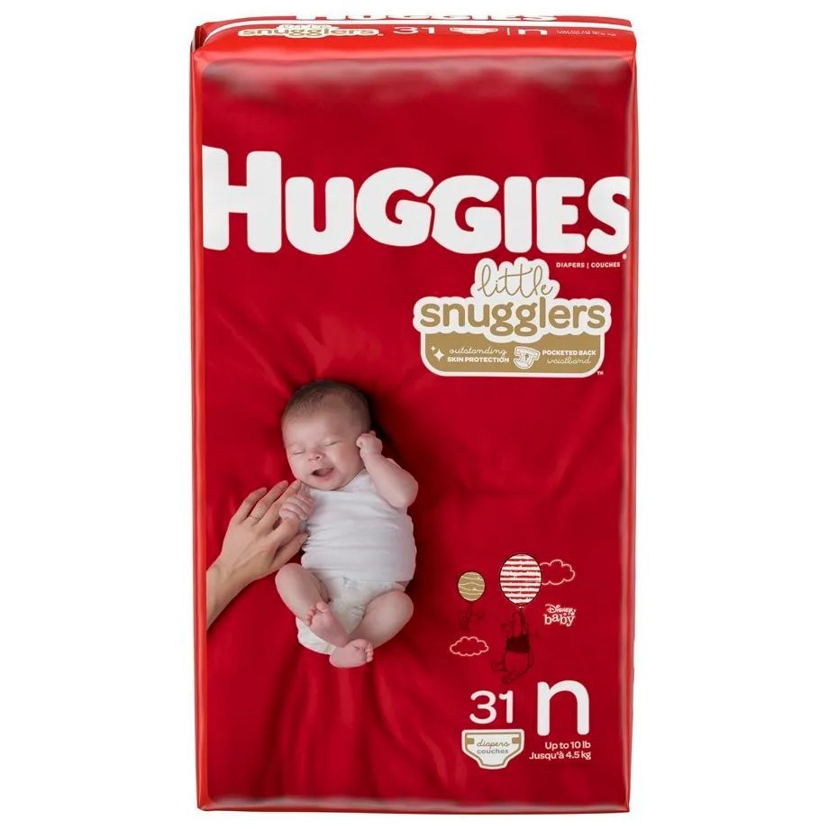 HUGGIES LITTLE SNUGGLERS NB 31s