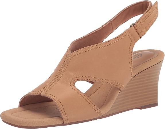 Clarks Womens Kyarra Aster : Light Tan Leather