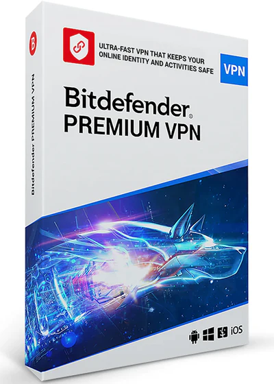 Bitdefender Premium VPN Key - 10 Devices, 1 Year EUROPE