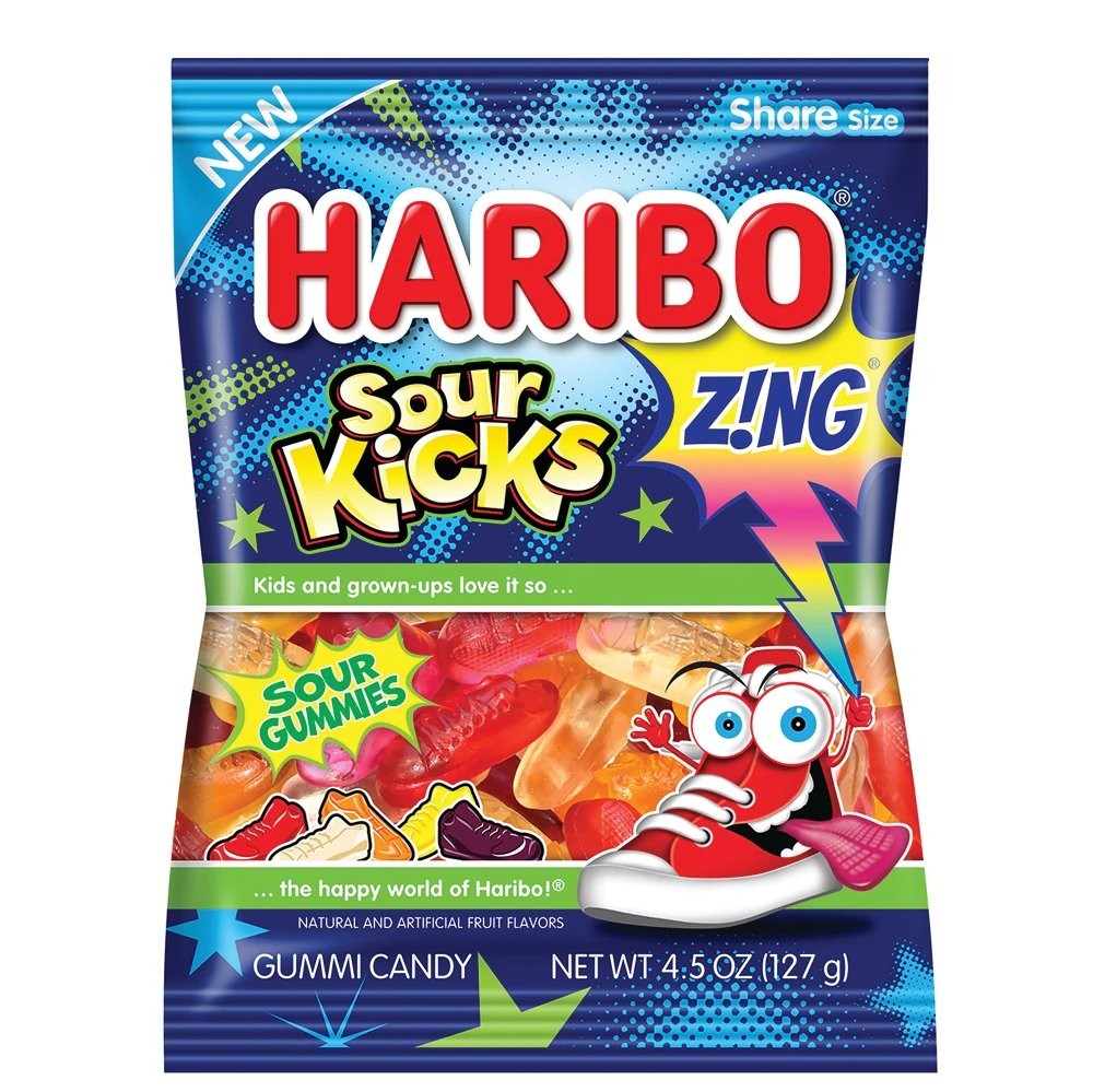 HARIBO GUMMY SOUR KICKS 4oz