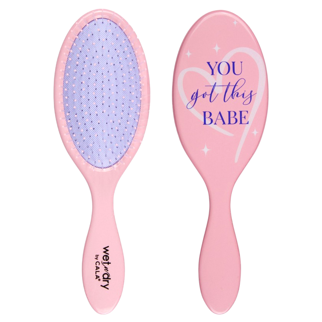 Cala Wet-N-Dry 'You Got This Babe' Hair Brush