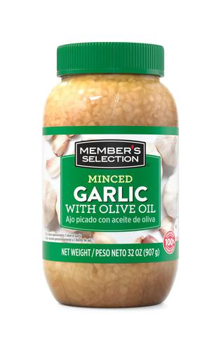 Member's Selection Minced Garlic in Olive Oil 32 oz