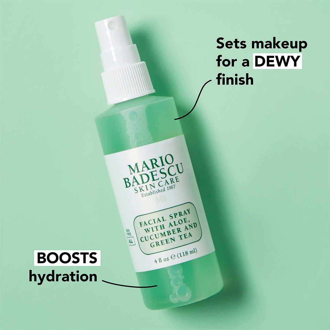 Mario Badescu Skin Care Facial Spray with Aloe, Cucumber and Green Tea - 4oz.