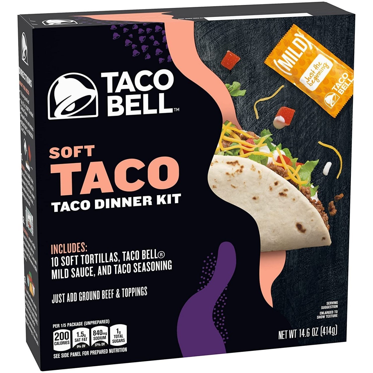 TACO BELL SOFT TACO DINNER KIT 14.6oz